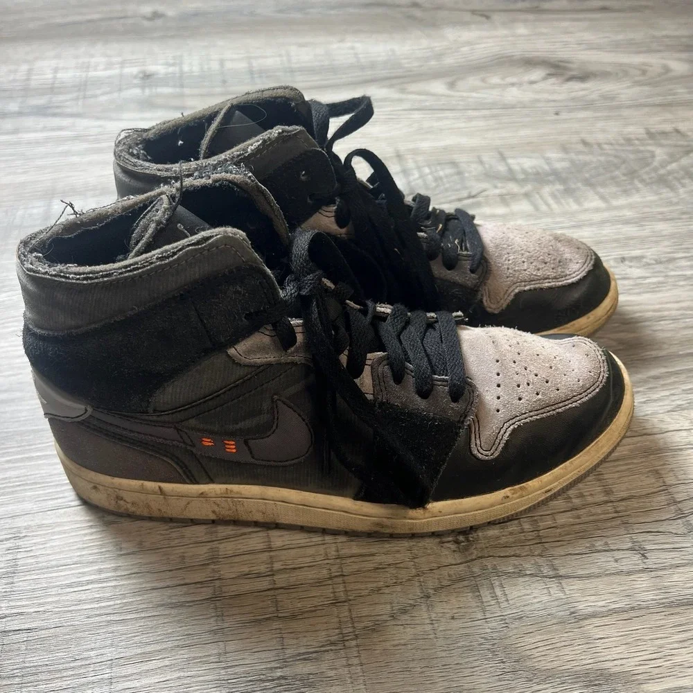 Jordan Air Jordan 1 High Zoom Comfort Mens 8 Black Grey DM9652-001 Sneakers